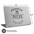 NHL Anaheim Ducks Black Text Universal Laptop 16in (13 x 9.4in) Skin